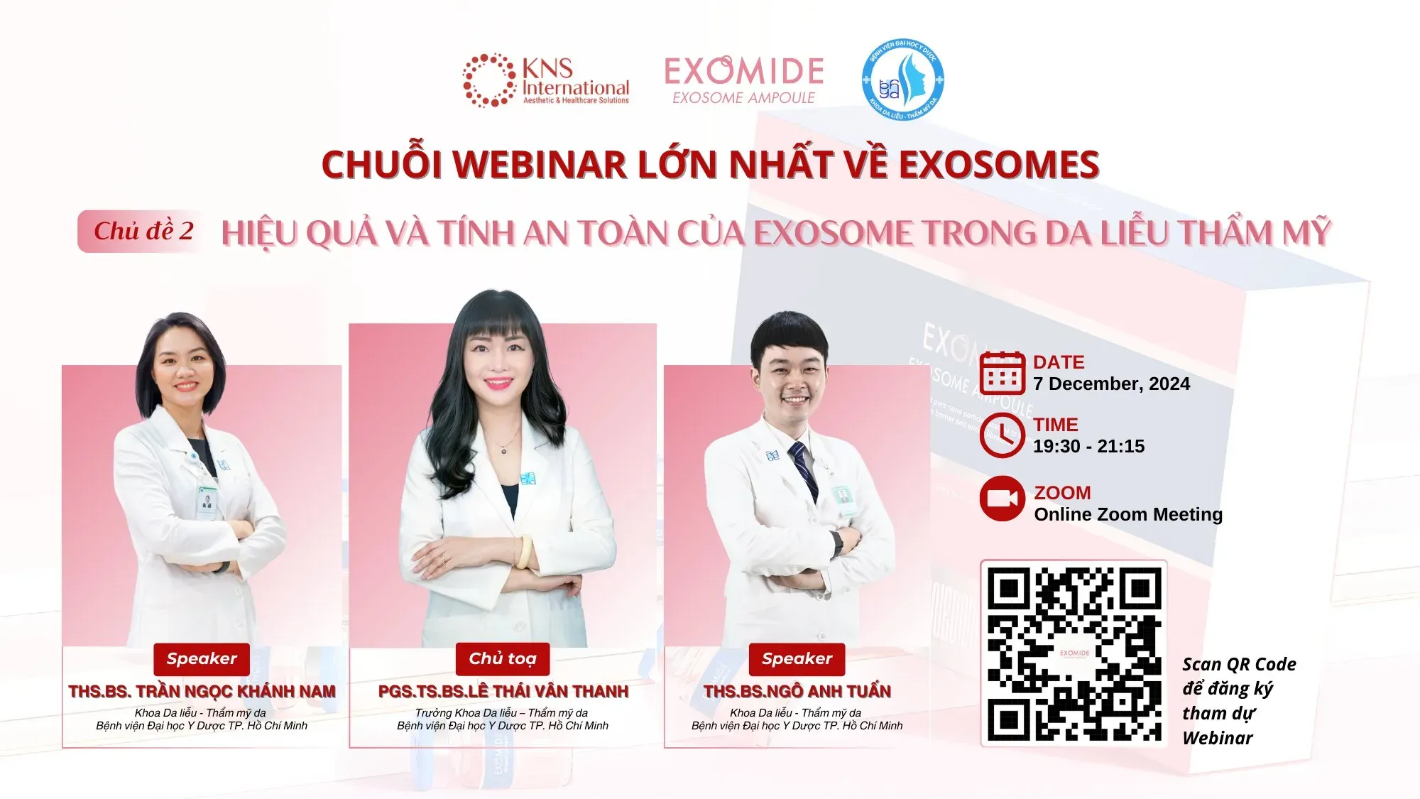 Exomide Vietnam Hosts Major Webinar on Exosomes in Cosmetic Dermatology: Effectiveness & Safety highlight